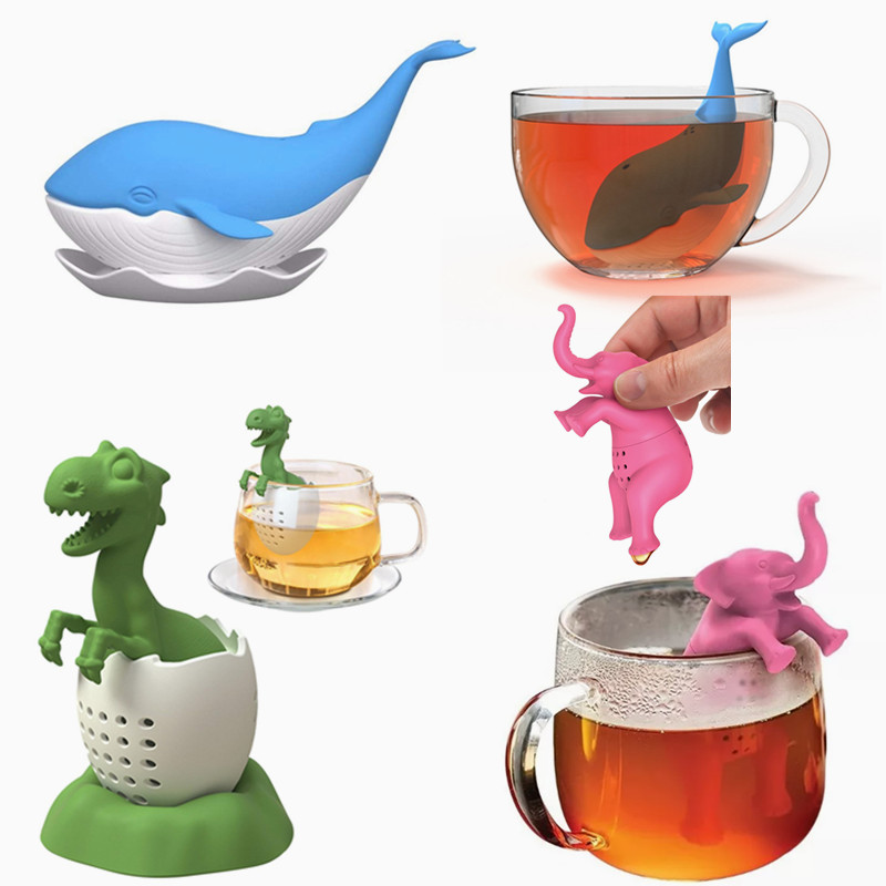 Tea Strainer Mesh - Tea Infuser Silicone Tea Strainer Black