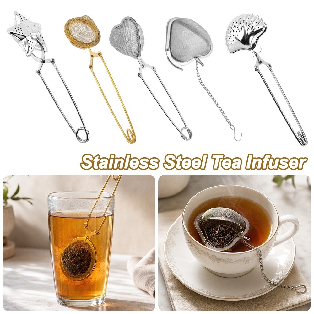 Tea Strainer Mesh - Creative Stainless Steel Tea Infuser Reusable