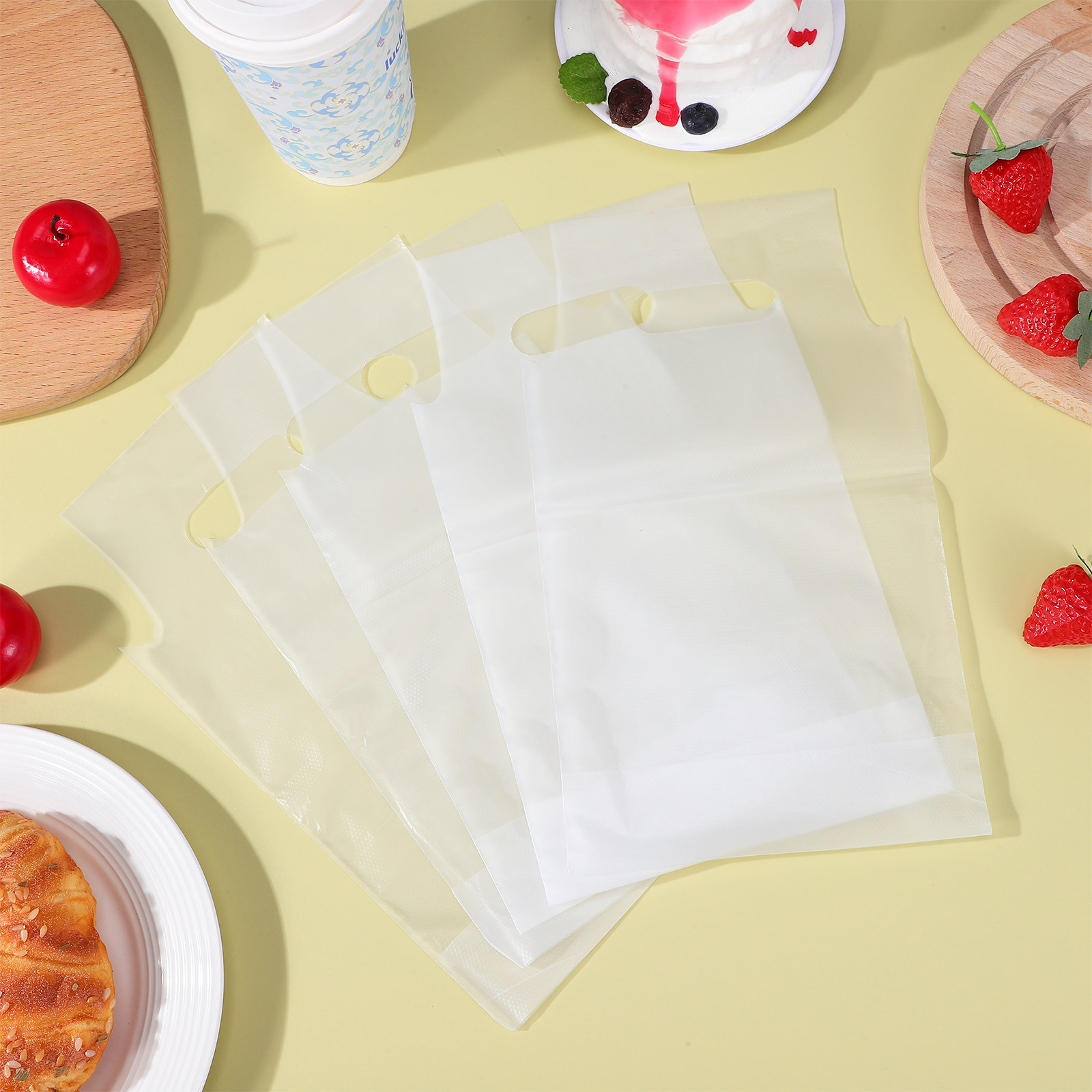 500Pcs Versatile Clear Drink C - огляд і ціна Coffee Tea Milk