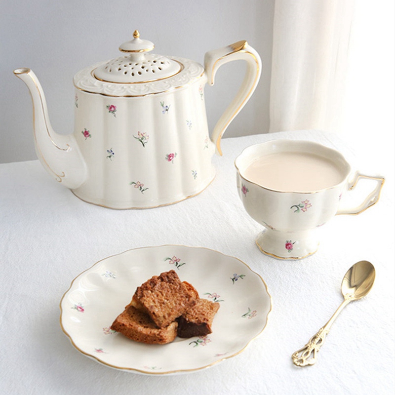 French Retro Teapot Coffee Cup - огляд і ціна Coffee Tea English