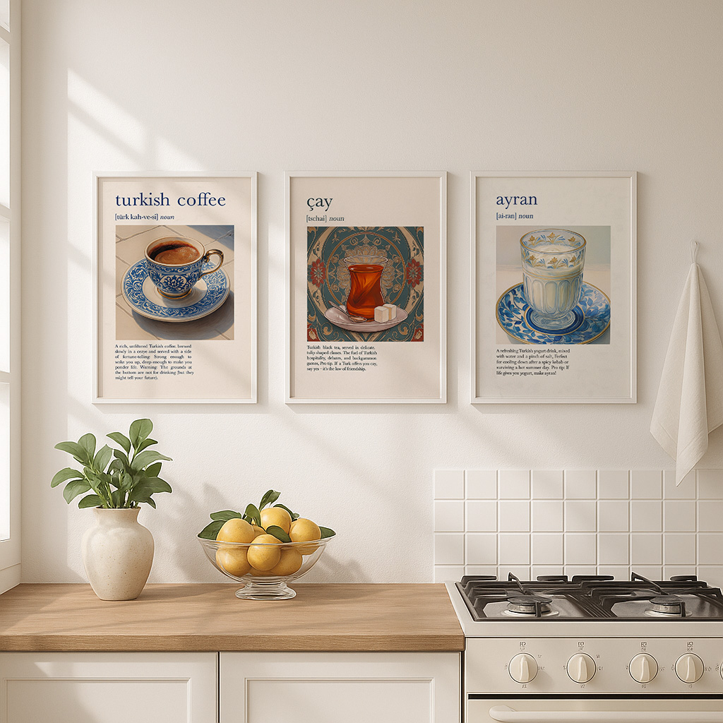 Kitchen Poster Traditional Tur - огляд і ціна Coffee And Tea Lyrics