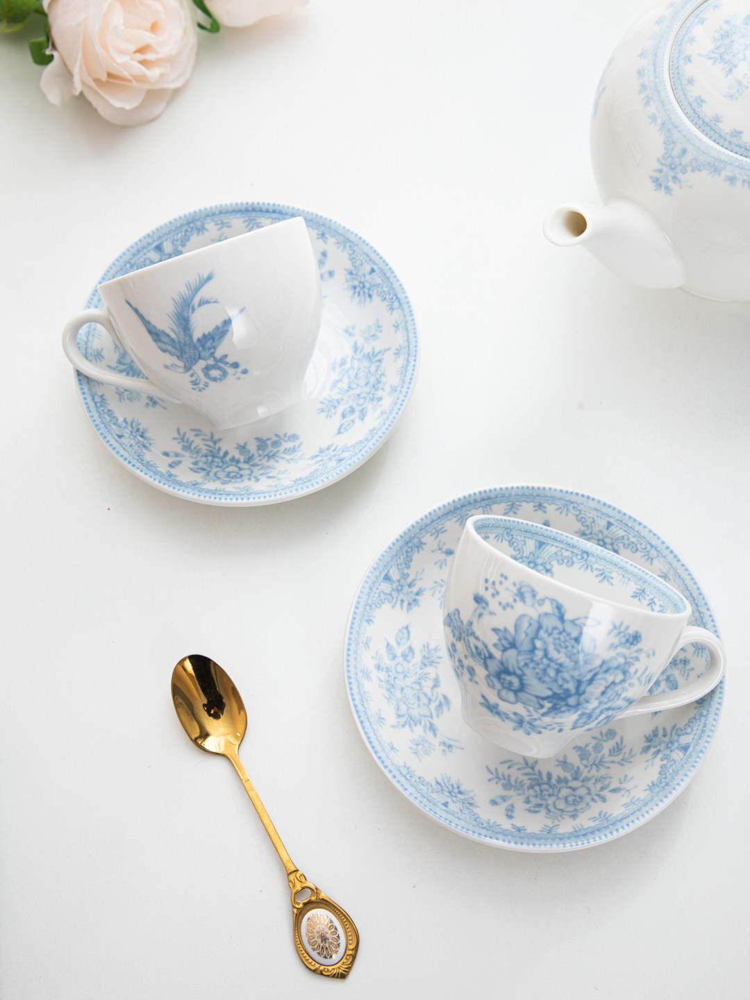 House, retro blue peony aftern - огляд і ціна Coffee Tea English
