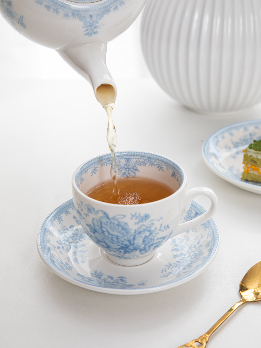 House, retro blue peony aftern - огляд і ціна Coffee Tea English