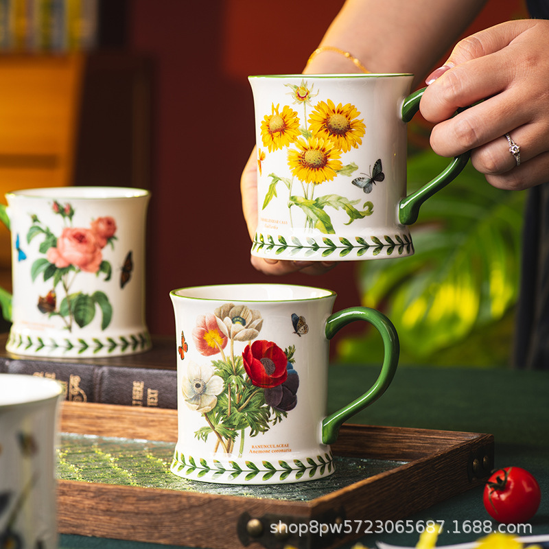 Creative Pastoral Style Cerami - огляд і ціна Coffee Tea English