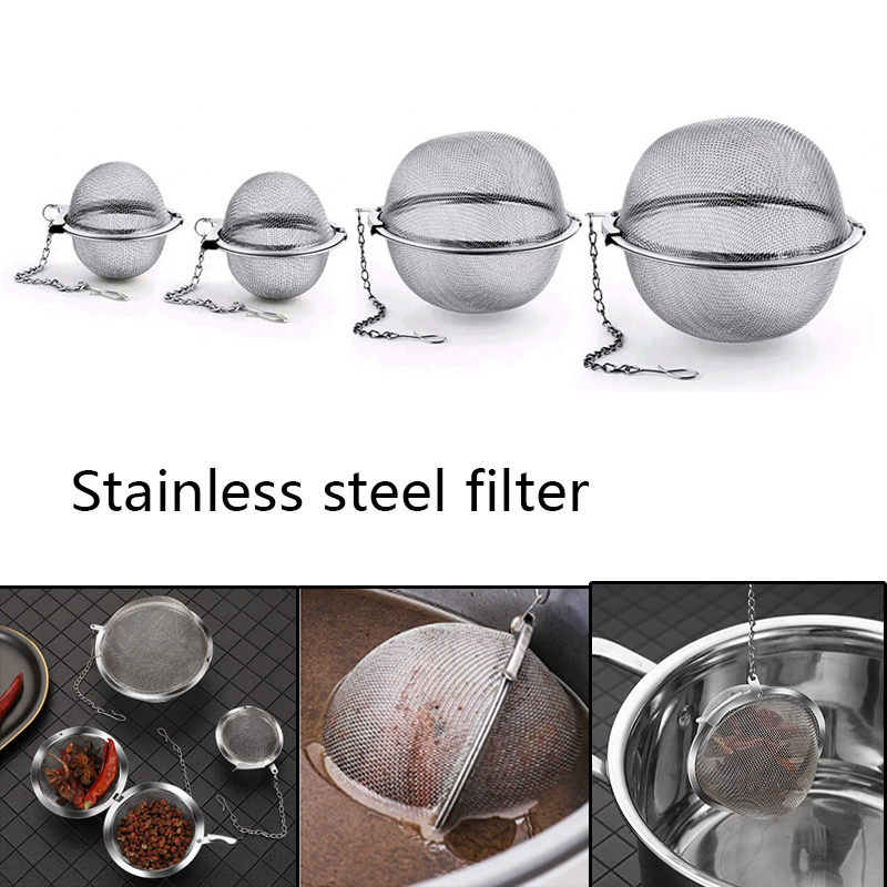 1-5pcs Tea Infuser Stainlesss  - огляд і ціна Tea Strainer Mesh