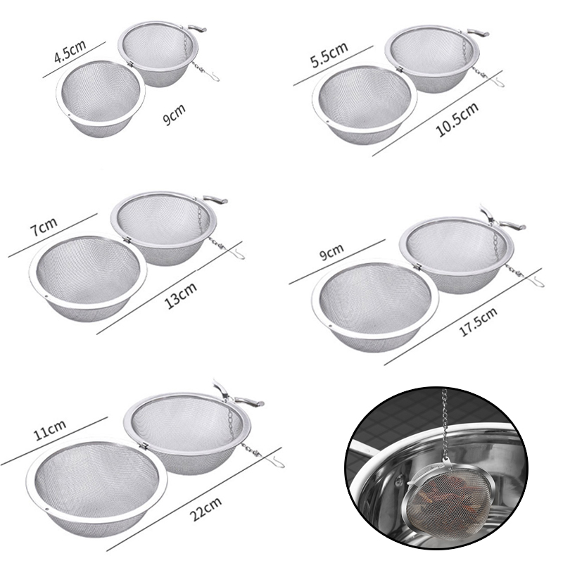 1-5pcs Tea Infuser Stainlesss  - огляд і ціна Tea Strainer Mesh