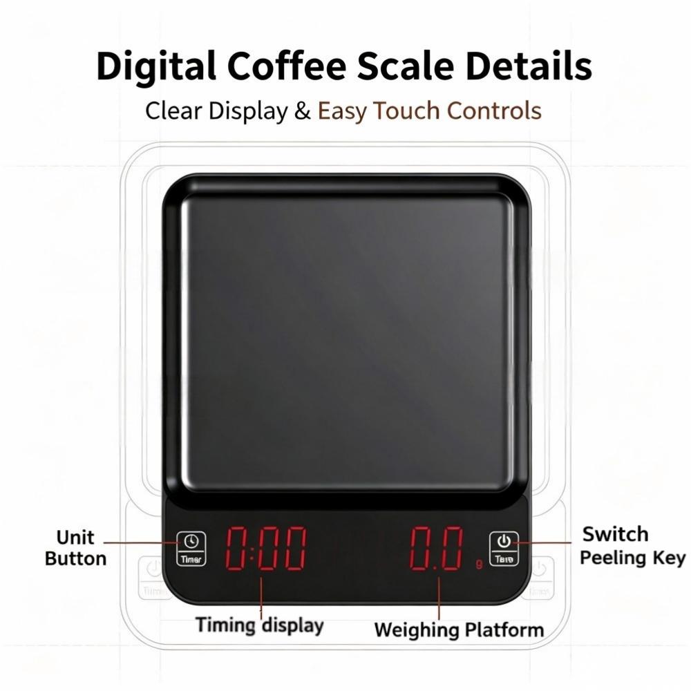 3kg/0.1g High Precision Digita - огляд і ціна Coffee & Tea Haus