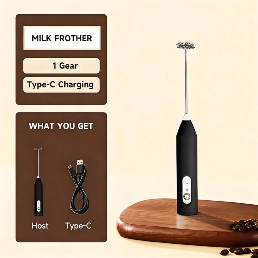 1-Pack Handheld Electric Mixer - огляд і ціна Coffee Tea Milk