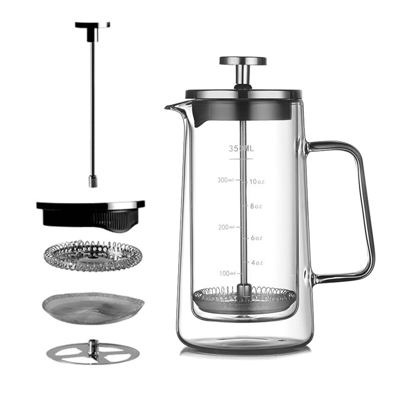 Double Layers French Press Pot - огляд і ціна French Press Coffee & Tea