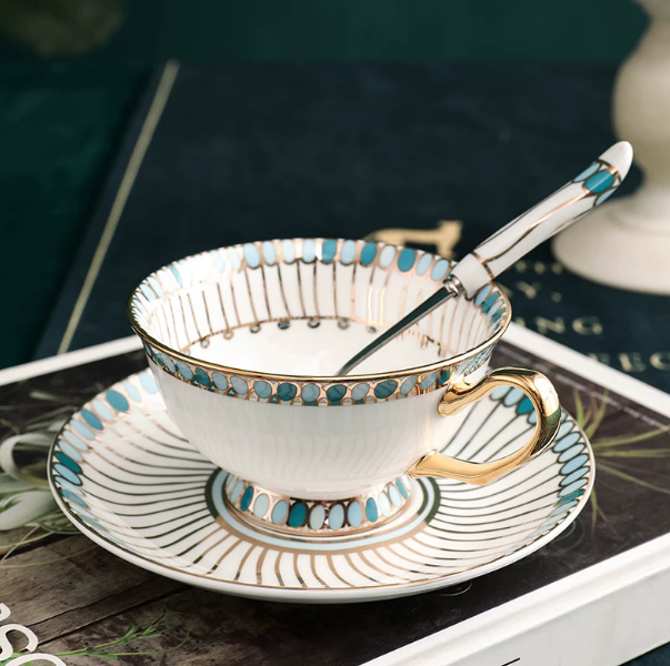 Elegant Bone China Tea Cup & S - огляд і ціна Coffee Tea English