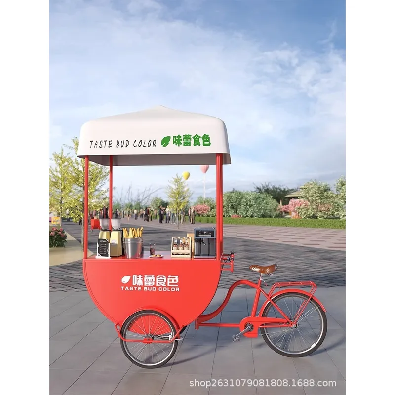 Outdoor Mobile Food Cart Snack - огляд і ціна Coffee Tea Milk