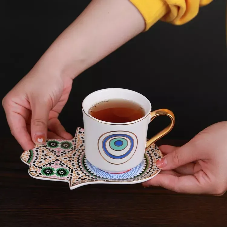 Retro Hanging Ear Creative Cer - огляд і ціна Espresso Cup Saucer