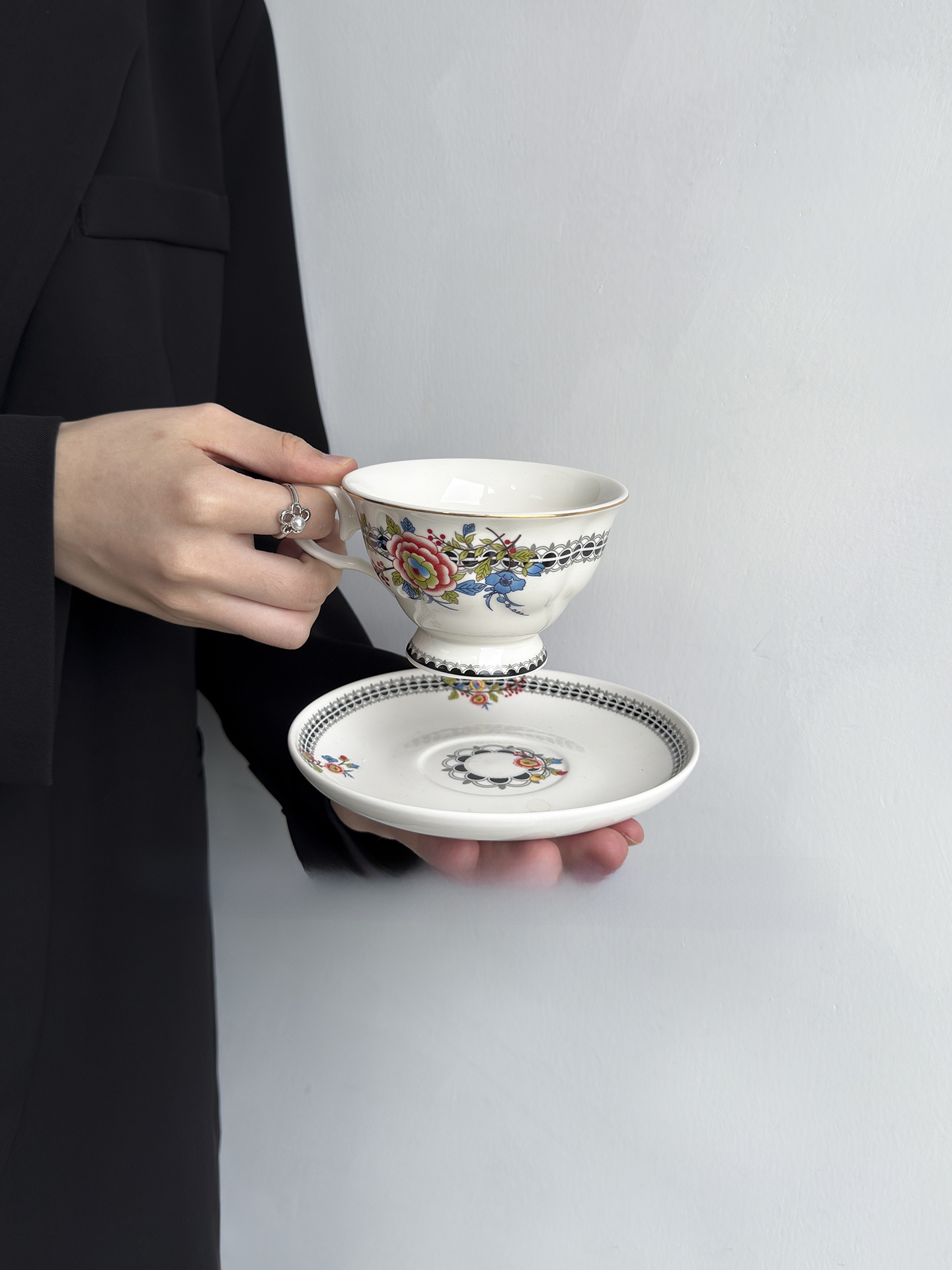 English Style Floral Coffee Cu - огляд і ціна Coffee Tea English