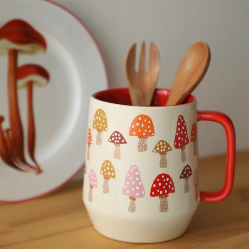 European Style Ceramic Mushroo - огляд і ціна Coffee Tea English