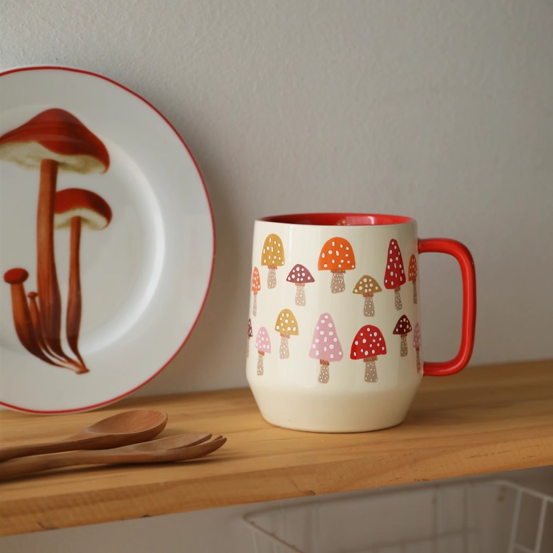 European Style Ceramic Mushroo - огляд і ціна Coffee Tea English