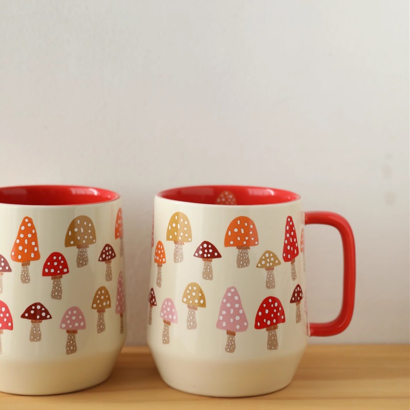 European Style Ceramic Mushroo - огляд і ціна Coffee Tea English