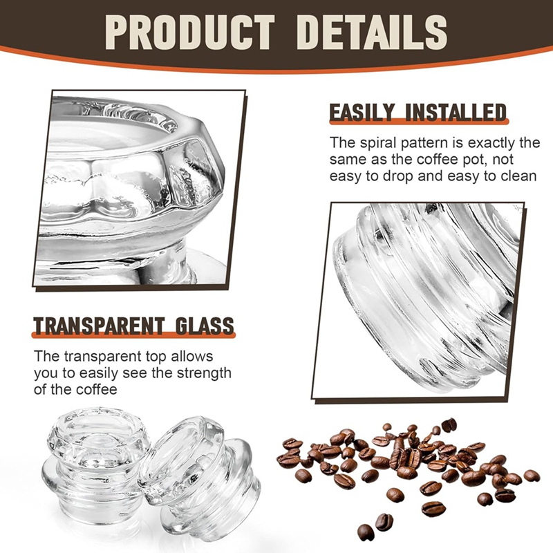 Coffee Percolator Glass Top Re - огляд і ціна Coffee & Tea Haus