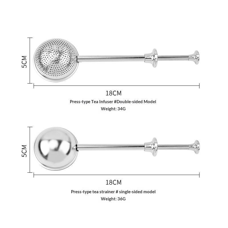 Long Handle Stainless Steel Te - огляд і ціна Tea Strainer Mesh