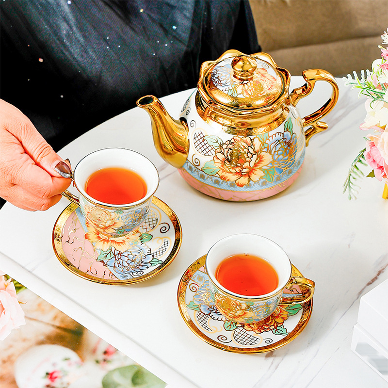 14 Piece Set Household Europea - огляд і ціна Coffee Tea English