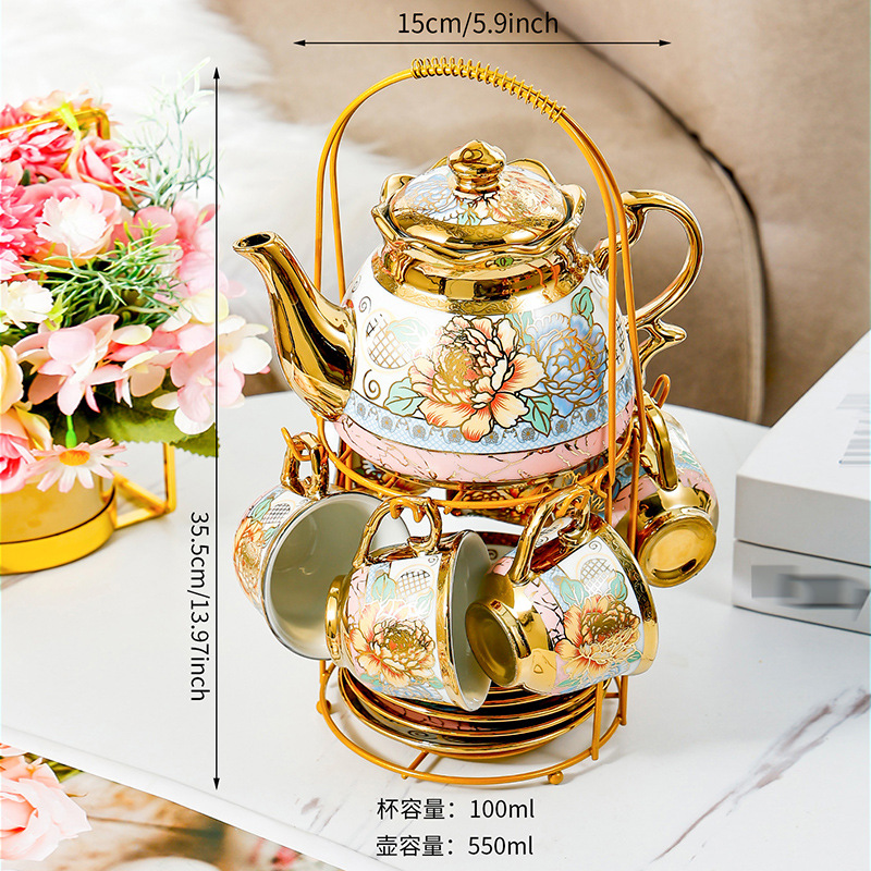 14 Piece Set Household Europea - огляд і ціна Coffee Tea English